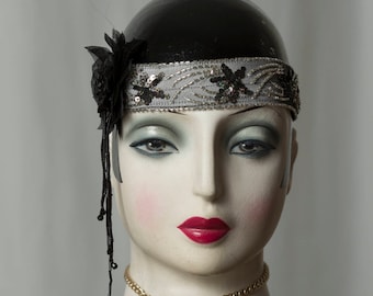 Headband in 20s/20s style, Gatsby Party, Great Gatsby, Flapper, Glamour