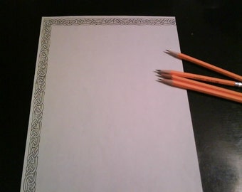 celtic knotwork stationary 2
