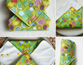 Reusable sandwich wrap, cloth sandwich wrap