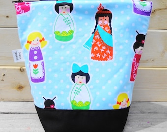 Insulated Lunch Bag - Girls around the World