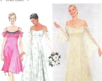 Simplicity 9125 Misses' Evening Gown Sewing Pattern, 6-12