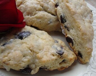 Cherry Scones, Cherry Almond Scones, Cream Scones, Foodie Gifts, Gift for Her, Gifts under 20, Gift, Breakfast Scones, Teatime Scones