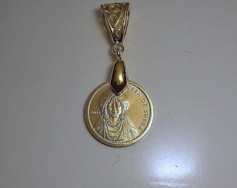 Queen of Sheba Coin Pendant 2002