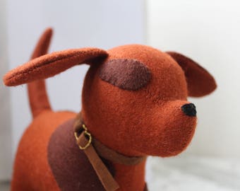 Dog //Waldorf toy //Stuffed animal //Stuffed dog //Waldorf dog