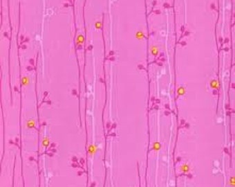 Wildwood - Sprout - Fuchsia by Erin McMorris, Free Spirit Fabrics 4050