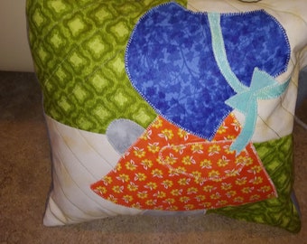 Sunbonnet Sue cushion cover