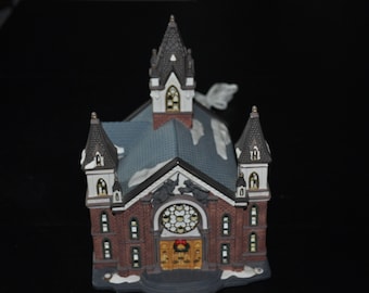 O'Well Lighted Christmas Village Church