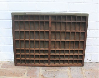 Vintage Letterpress Tray Vintage Wooden Letterpress Tray 98 Sections