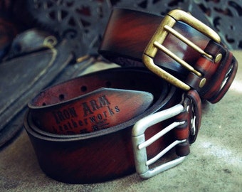 Solid leather belt Men's Women's Leather Belt of genuine leather handmade men's belt Women's belt leather belt