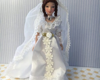 1:12 Scale dolls house Bride