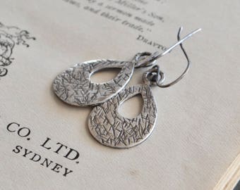 Sterling Silver Teardrop Earrings
