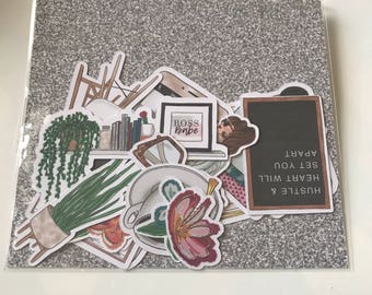 Girl Boss - Die Cuts / Scrapbooking