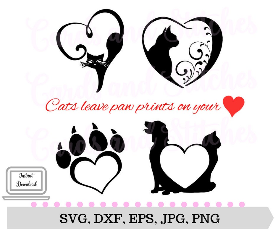 Free Free Cat Paw Svg File 170 SVG PNG EPS DXF File