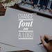 Custom Font Change - business logo - custom logo - premade logo - calligraphy logo