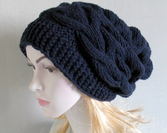 womens hat, women slouchy beanie, winter hat, women slouchy hat, slouchy knit hat slouchy beanie hat, women knit slouchy hat Women Knit Hat
