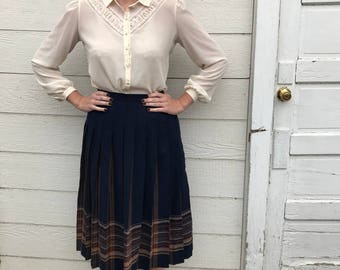 Vintage Pendelton Wool Skirt