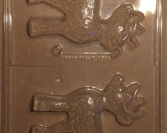 3 D Standing Reindeer Chocolate Mold