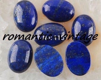 1 cabochon stone semi precious lapis lazuli 25 * 18mm