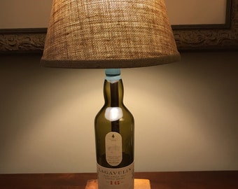 Whiskey bottle lamp | Etsy