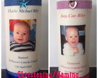 Christening/Naming Day Candle