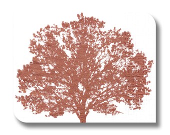 Paper napkin for decoupage, mixed media, collage, scrapbooking x 1. Copper Tree No. 1028