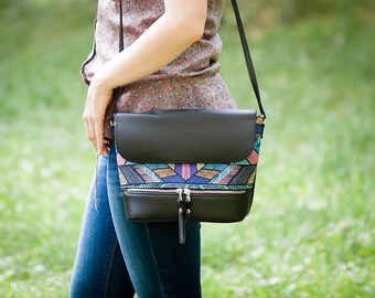 Crossbody bag Shoulder bag Handbag Gift for her Gift for wife Small bag Crossbody purse Messenger bag Travel bag Women bag Vegan bag