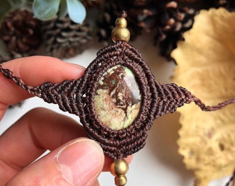 Lemon Chrysoprase Necklace/Head Piece