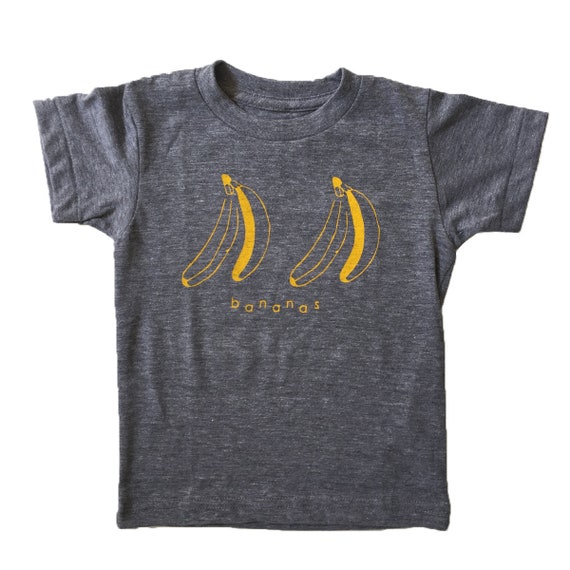 BANANA Toddler Tee - Gray