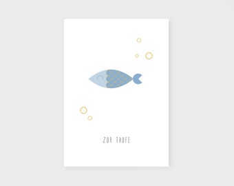 Postcard "For baptism"