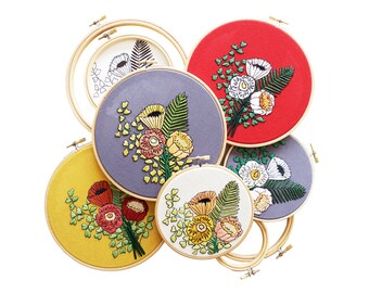 Out of Retirement! - May Flowers Embroidery Pattern PDF by Sarah K. Benning - #skbdiy