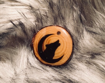 Howl @ the Moon Keychain/PET ID tag