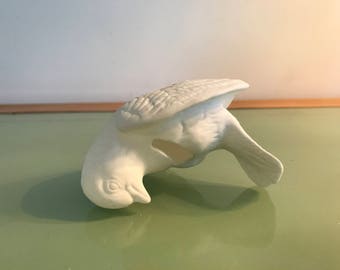 Ceramic Bird Christmas Ornament