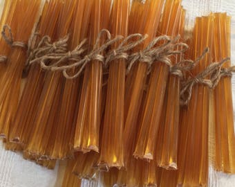 Bundle of 5 raw clover honey sticks