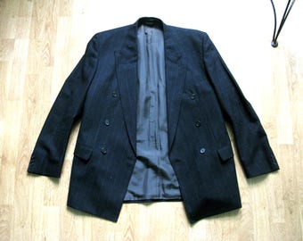 Men's Saint John Wool Jacket Blazer Size 98