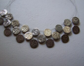 CLEARANCE Hammered Antiqued Silver Chico's Bib Necklace