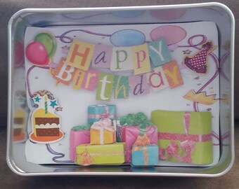 Birthday Mini Shadow Box