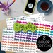 Payday Planner Stickers