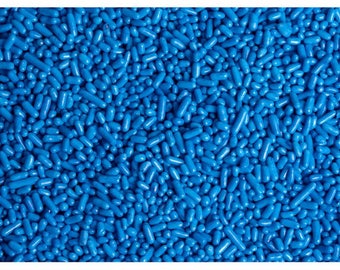 The Perfect Blue Sprinkles Jimmies Candy! Birthday Party Cupcake Toppings Cake Decorating Candy Sprinkles Jimmies Cookie Decor, Baking!