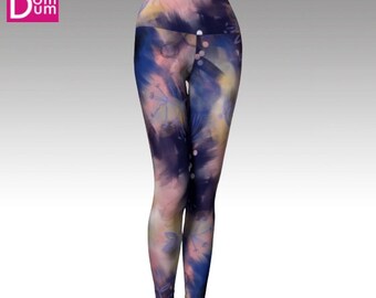 Yoga Leggings Blue Nature