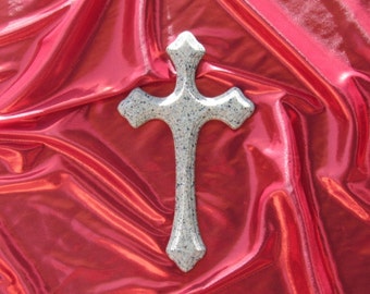 Item# CO0077, Wall Cross, Decorative Cross, Hanging Wall Cross, Christian Decor, Corian Wall Cross, Handmade Cross, Religious Art, Wall Art
