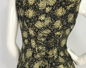 80s 90s midi dress/vintage midi swing dress