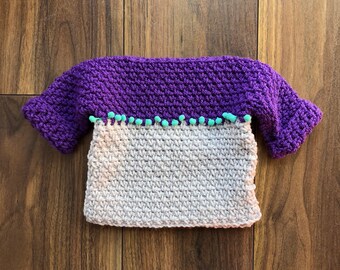 Oversized Jumper - Boxy Jumper - Crochet Jumper - Baby Jumper