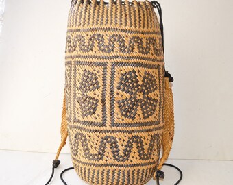 mochila trenzada, bolso de paja , mochila hippie , bolso playa , mochila artesana , bolso africano, arte africano ,trenzada mochila,bolso