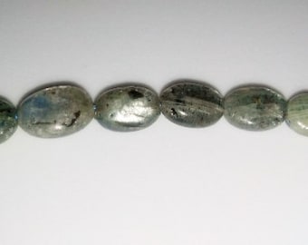 SALE! Kyanite beads oval beads 8x10mm beads blue stone beads semiprecious stone semiprecious beads kyanite