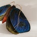 Moth brooch, textile jewellery, quirky accessories, felted brooch, extravagant, gift for her, wearable art, textile art, brooches