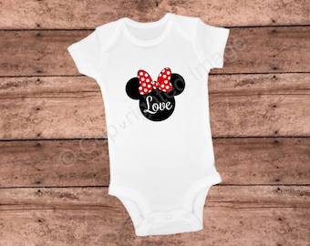 Onesie - Minnie Mouse - Love