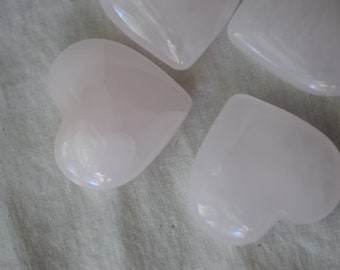 ONE Pink Calcite Heart