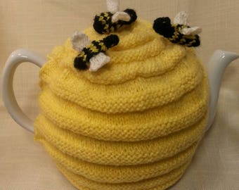 Teapot Warmer with hive motif