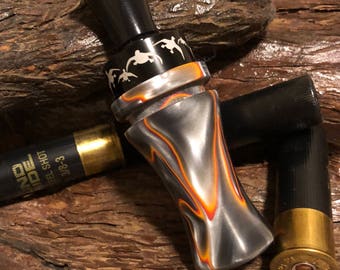 Double reed acrylic duckcall