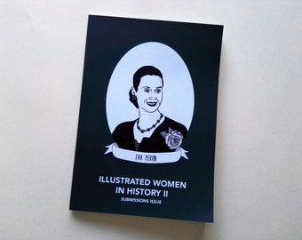 Illustrated Women in History zine issue II submissions diy publishing feminist comp zine DIGITAL PDF